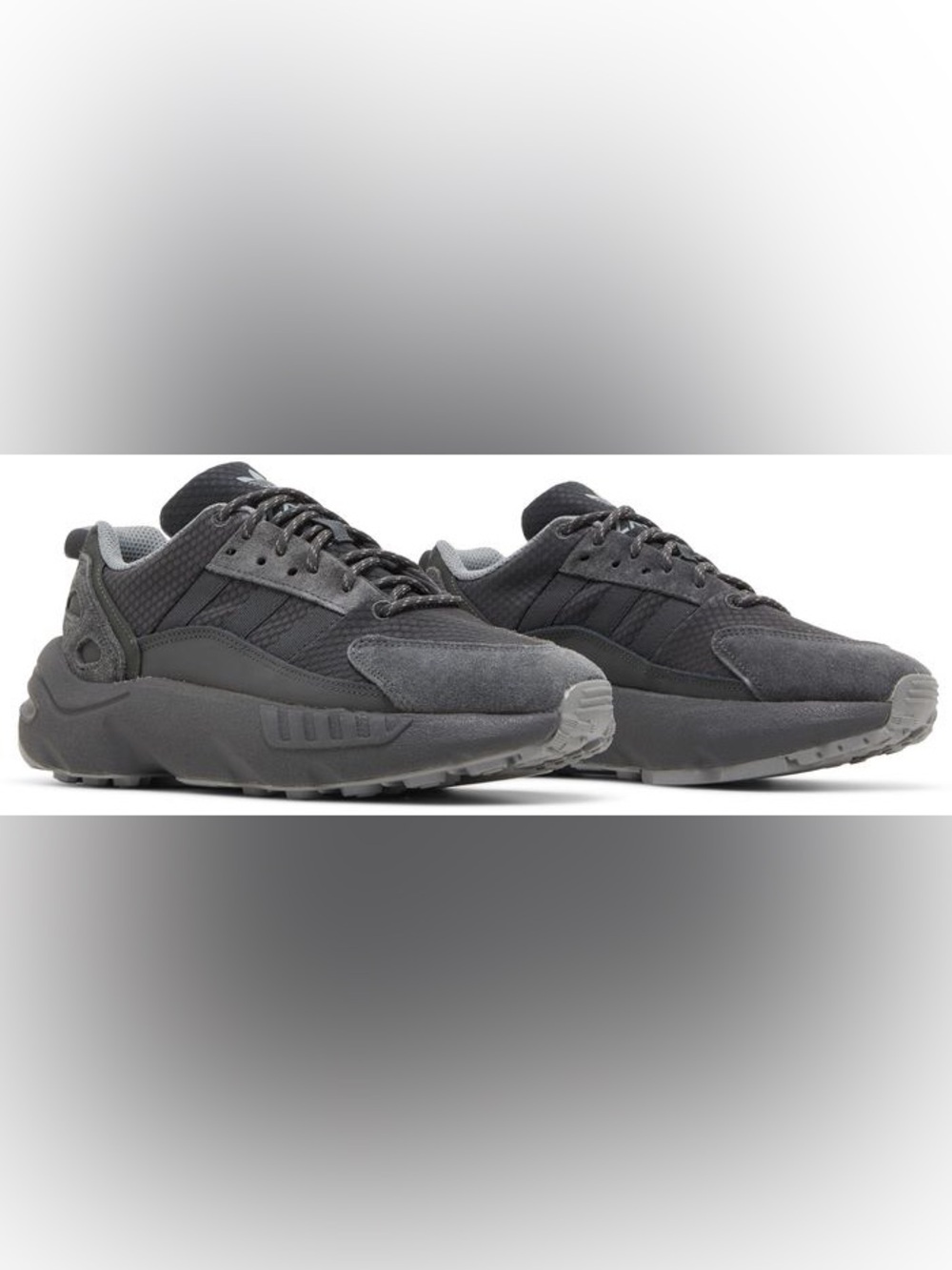 adidas Men's Dark Gray Running Sneakers